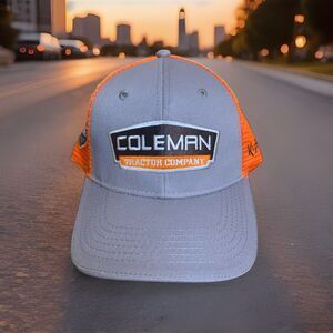 Kubota Coleman Tractor Company Hat Baseball Cap Adjustable Gray
